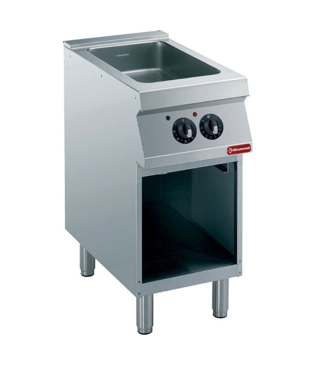 Bain-marie functioneel | Diamond Maxima 700 | elektrisch | 11 liter | (B)40x(D)70/73x(H)85/92cm