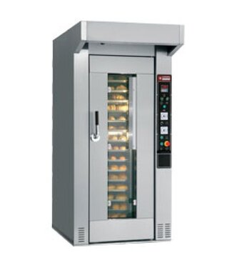 Diamond Oven bakkerij en banketbakkerij | ronddraaiend | Diamond Rotor | 28kW | elektrisch | 15 of 18 niveaus | (B)112x(D)193x(H)236cm