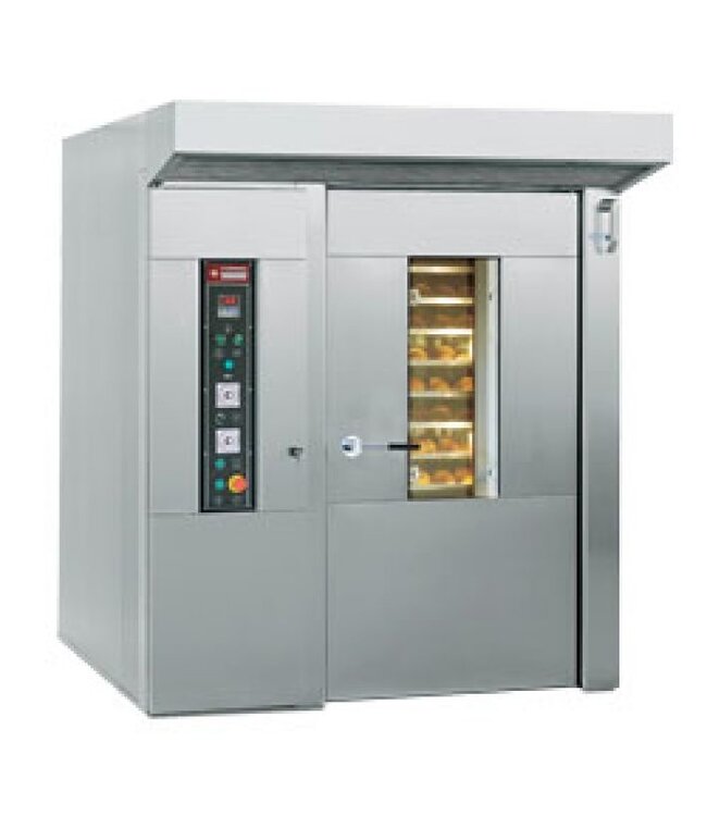 Oven bakkerij en banketbakkerij | ronddraaiend | Diamond Rotor | 47kW | elektrisch | 15 of 18 niveaus | (B)184x(D)185x(H)270cm