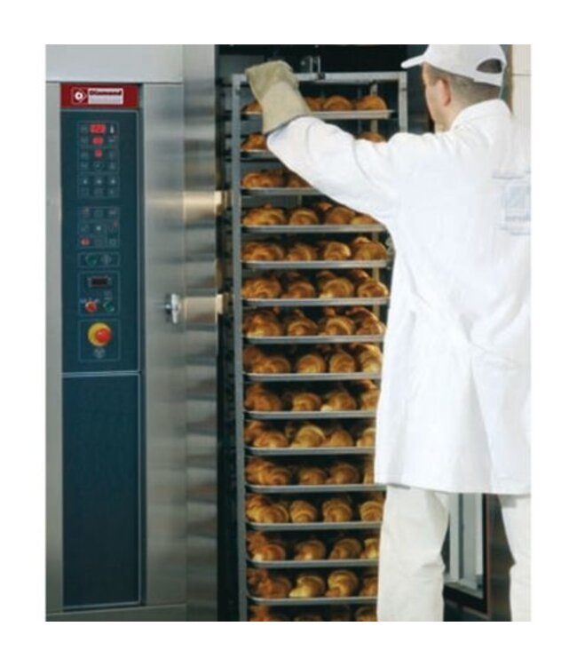 Oven bakkerij en banketbakkerij | ronddraaiend | Diamond Rotor | Gas 50kW | 15 of 18 niveaus | (B)184x(D)185x(H)270cm