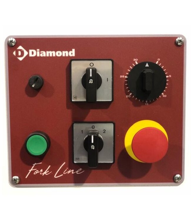 Deegmenger | Diamond Fork | 1,5kW | 2 snelheden | 70 liter | (B)66x(D)106,8x(H)102,5cm