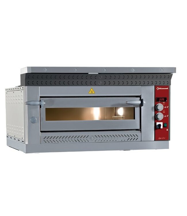 Pizza oven | Diamond Logic Line Plus | 6,6kW | elektrisch | 4 pizza's | Ø35cm | (B)107x(D)101x(H)40cm