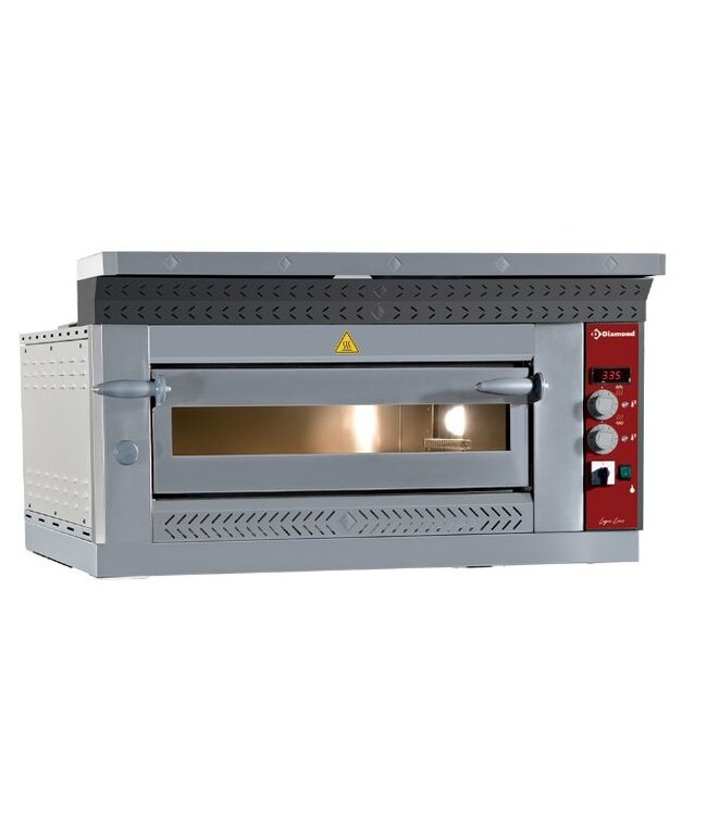 Pizza oven | Diamond Logic Line Plus | 8,8kW | elektrisch | 6 pizza's | Ø35cm | (B)107x(D)136x(H)40cm