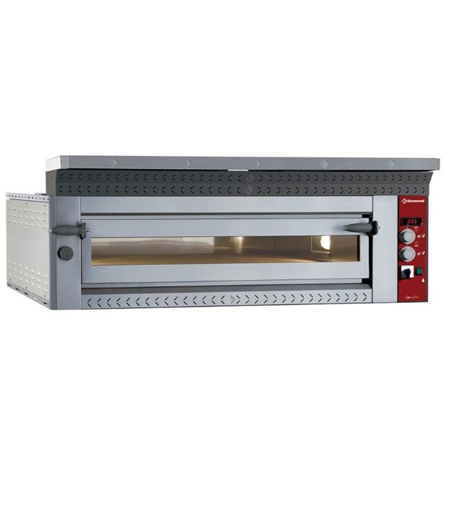 Pizza oven | Diamond Logic Line Plus | 9kW | elektrisch | 6 pizza's | Ø35cm | (B)142x(D)101x(H)40cm