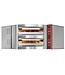 Diamond Pizza hoekoven | Diamond Genius Line Plus | 23,6kW | elektrisch | 2x 8 pizza's | Ø35cm | (B)144,5x(D)163,9x(H)77,7cm