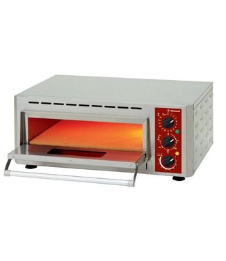 Diamond Pizza oven | Diamond Pizza Quick | 3kW | elektrisch | 1 pizza | Ø43cm | (B)67x(D)58x(H)27cm
