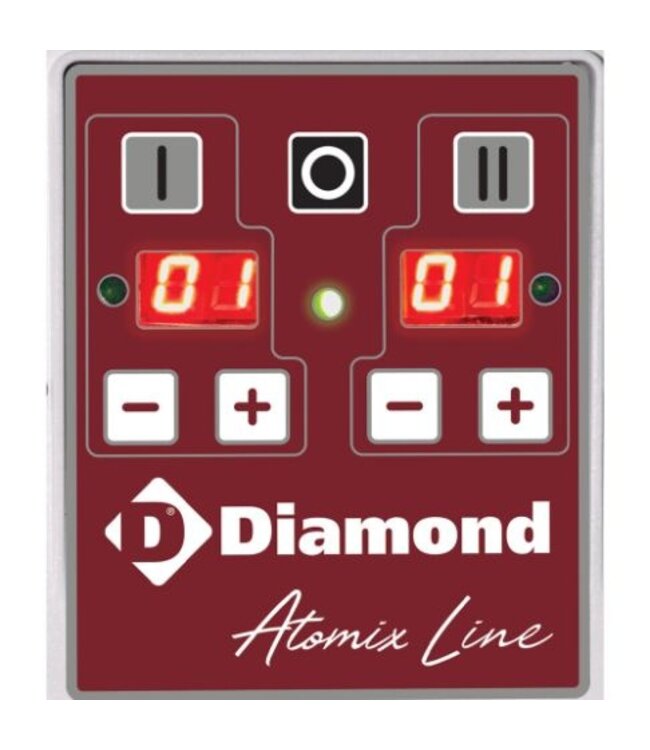 Spiraal deegkneedmachine | Diamond Spiral | 2,2kW | 2 snelheden | 42 liter | (B)47x(D)83x(H)77cm