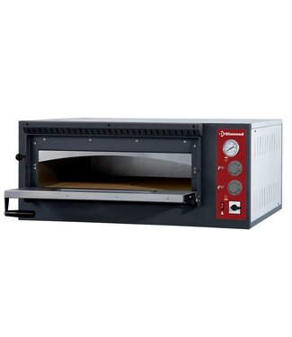 Diamond Pizza oven | Diamond Rustic | 7,3kW | elektrisch | 6 pizza's | Ø35cm | (B)99x(D)127x(H)38cm