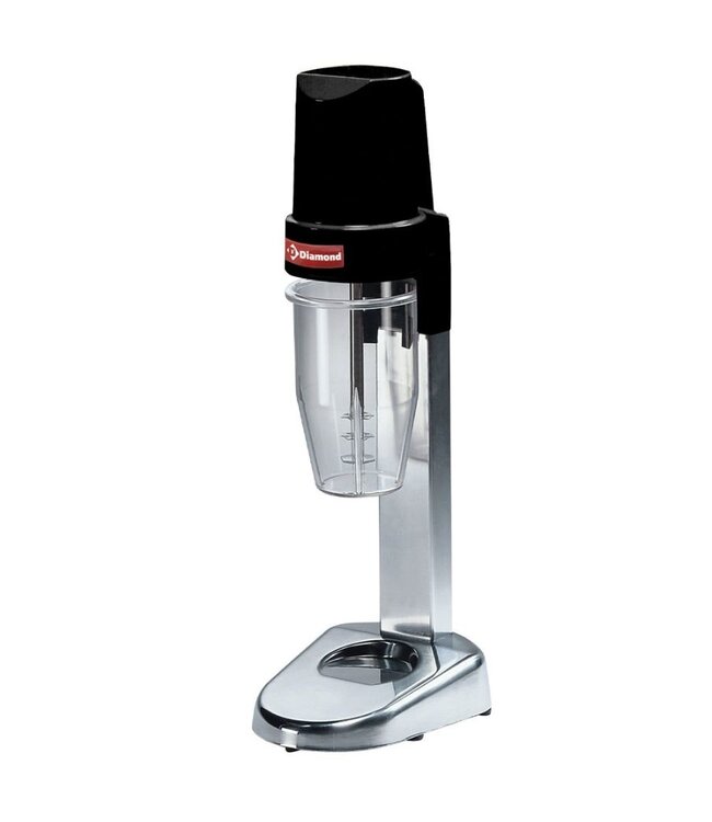Milkshake mixer | incl 1 glas | 650cl | (B)15x(D)19,5x(H)48,5cm