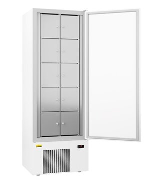 Gemeenschappelijke koelkast met afsluitbare vakken | 8 vakken | (H)192x(B)66,4x(D)59,4