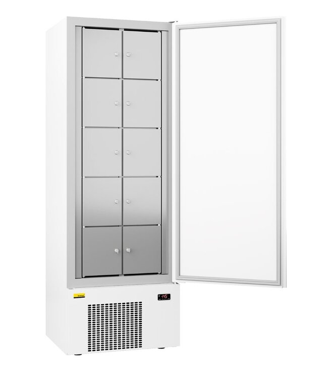 Gemeenschappelijke koelkast met afsluitbare vakken | 12 vakken | (H)192x(B)66,4x(D)59,4cm