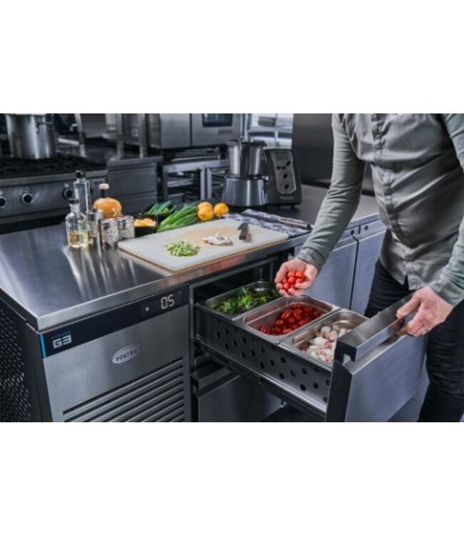 Vrieswerkbank Foster EP1/2L - 43-106 - RVS/ALU | -18/-21°C