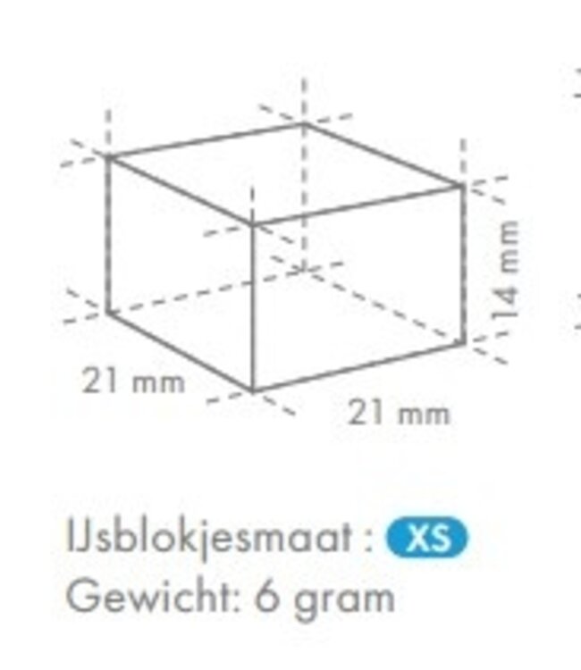 IJsblokjesmachine IM-100CNE-HC-21 | 90kg/24u | Luchtgekoeld