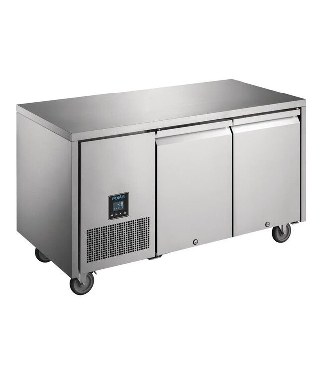 Vrieswerkbank Polar U-Serie | 2 Deurs | (H)85x(B)142x(D)66cm