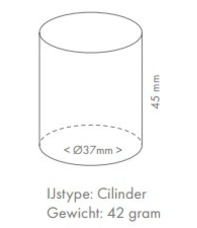 IJsblokjesmachine cilindervorm IM-240DNE-HC-C | 190kg/24u | Luchtgekoeld