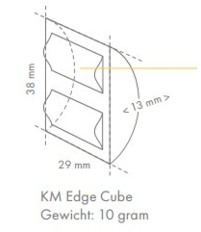 IJsmachine Crescent ijs KM-40C-HC | 43kg/24u | Luchtgekoeld