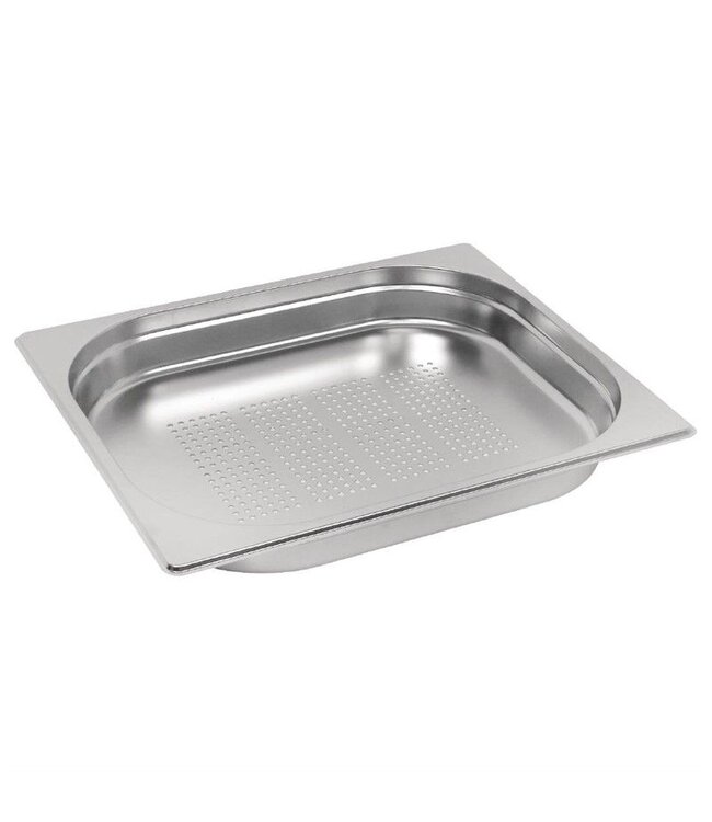 GN bak rvs - Budget - perforatie - 1/2 - 40mm