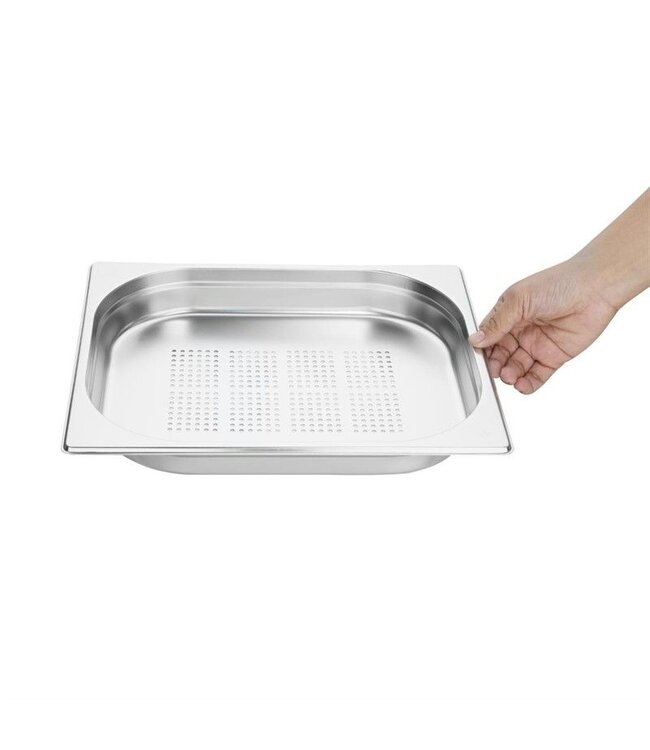 GN bak rvs - Budget - perforatie - 1/2 - 40mm