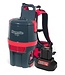 Snoerloze rugzak stofzuiger met accu | 5L capaciteit | 350W | Rood