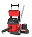 Snoerloze stofzuiger met accu | met opbergbakje | 9L capaciteit | 350W | Rood