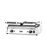 Contactgrill dubbel | geribbeld | 3,6kW | (H)21x(B)57x(D)37