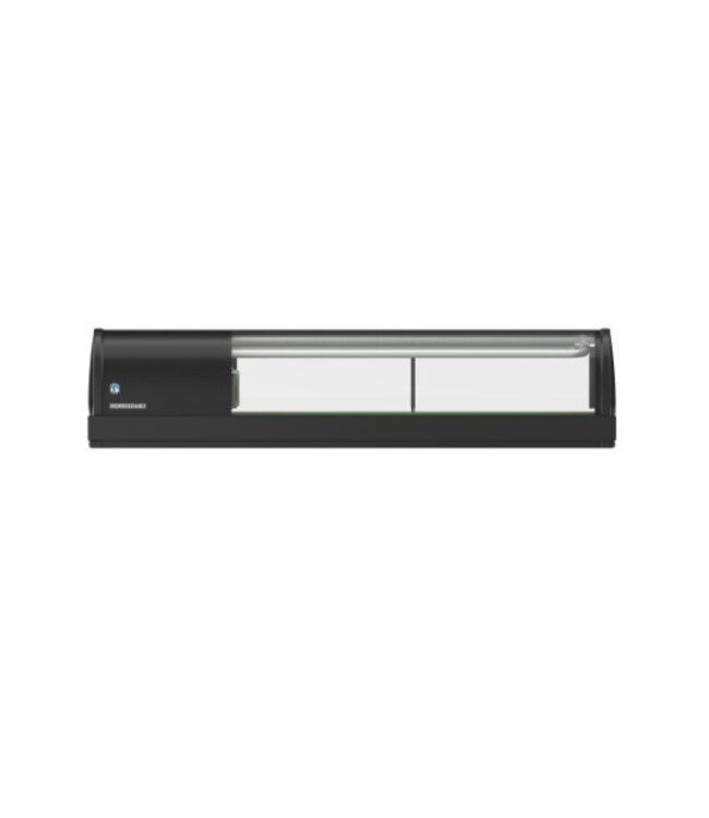 Hoshizaki Sushivitrine HNC-120BE-L-BLH | 120cm breed | 34,5cm diep | Zwart | Koelmotor links