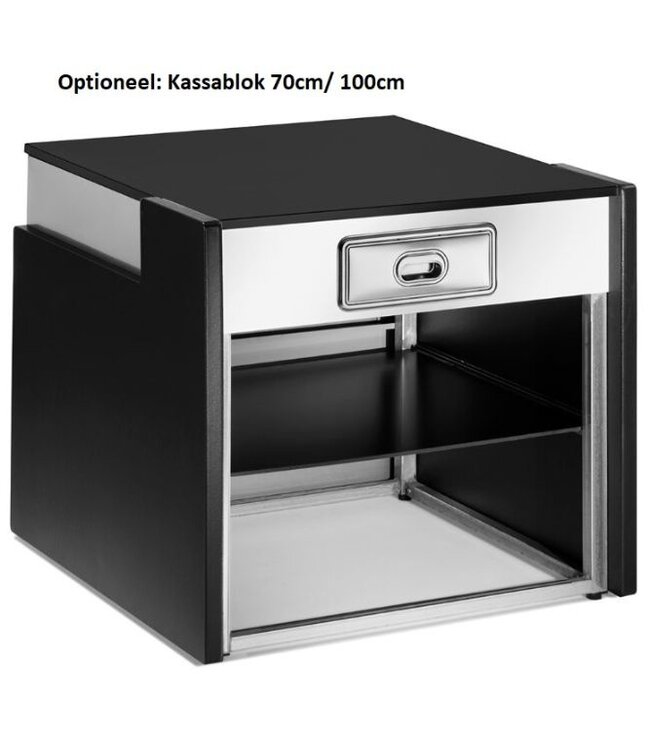 Koeltoonbank Venice | Geventileerd model | (H)128x(B)250x(D)108,5cm