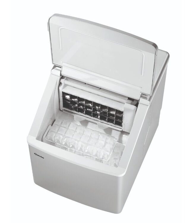 IJsblokjesmachine W150 | Handmatig water vullen | Holle ijsblokjes | 15kg/24u | 1kg bunker