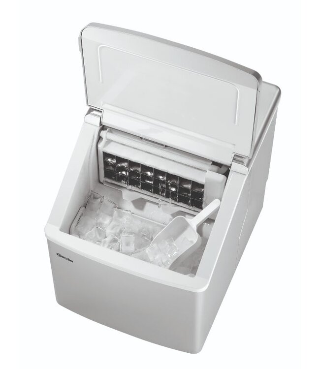 IJsblokjesmachine W150 | Handmatig water vullen | Holle ijsblokjes | 15kg/24u | 1kg bunker