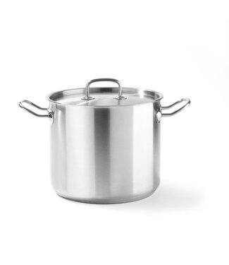 Hendi Kookpan Kitchen Line - hoog met deksel - 9 liter - 24x20cm