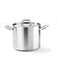 Hendi Kookpan Kitchen Line - hoog met deksel - 9 liter - 24x20cm