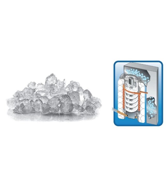 Schilferijsmachine SPH 125 W | Zonder bunker | 133kg/24uur