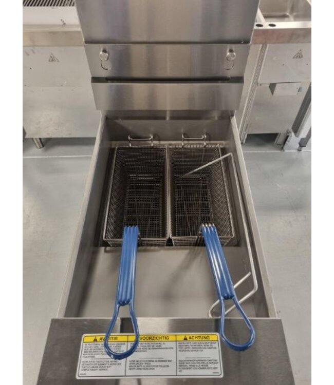 Occasion Pitco Friteuse gas VF35 Milivolt Aardgas Olie 1618kg