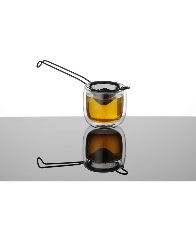 Barzeefje conisch - RVS met zwarte coating - Ø7,5cm