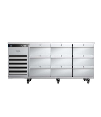 Foster Koelwerkbank Foster EP1/3H - 43-232 - RVS/ALU | +1/+4 Graden | 3x 3 lades