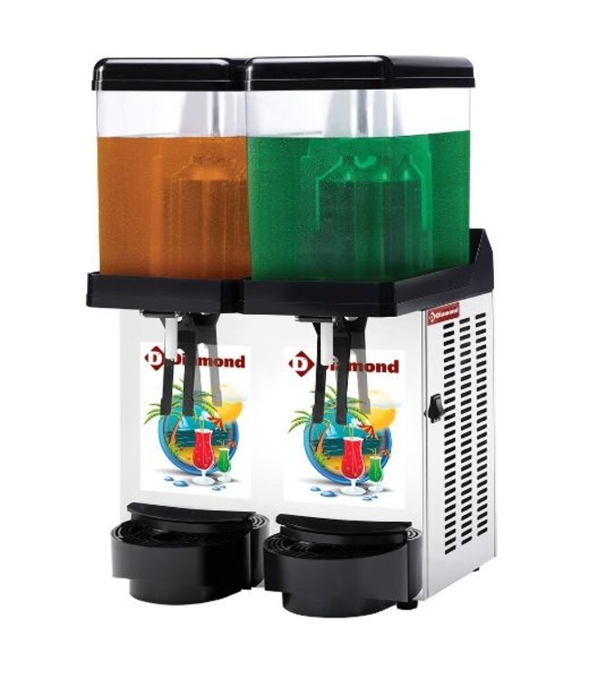 Gekoelde drank dispenser - 2x 12L