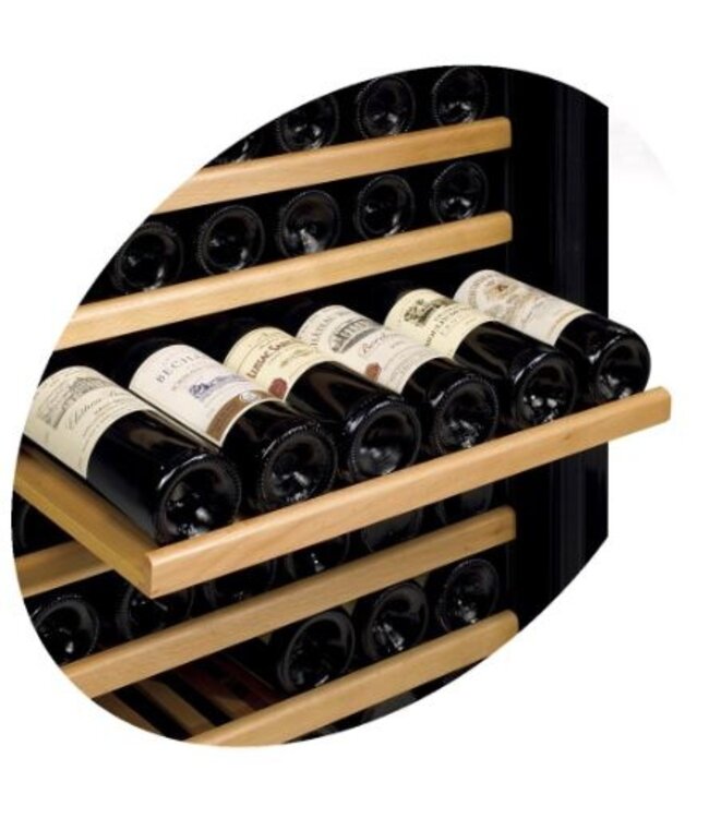 Wijnkoelkast | Enkele zone | +5 tot +18 graden | 45 flessen | (H)82x(B)59,5x(D)57cm