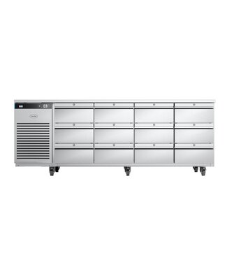 Foster Koelwerkbank Foster EP1/4H - 43-334 - RVS/ALU | +1/+4 Graden | 4x 3 lades