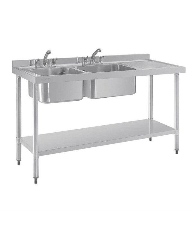 Spoeltafel Vogue - dubbele bak links - 150cm