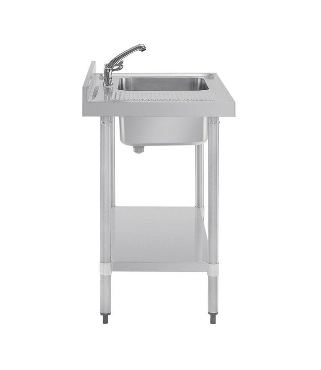 Spoeltafel Vogue - enkele bak rechts - 100cm