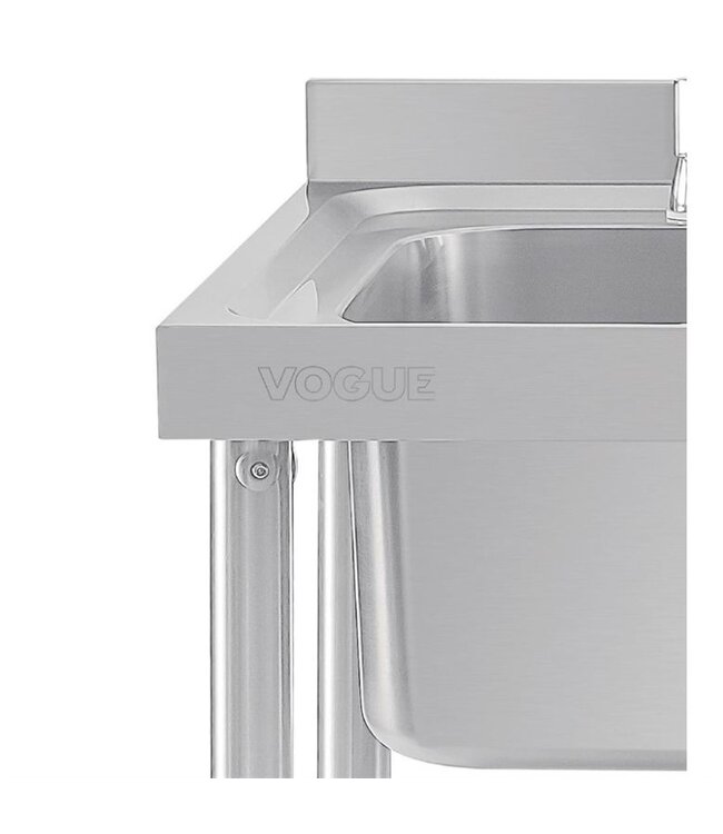 Spoeltafel Vogue - enkele bak links - 120cm