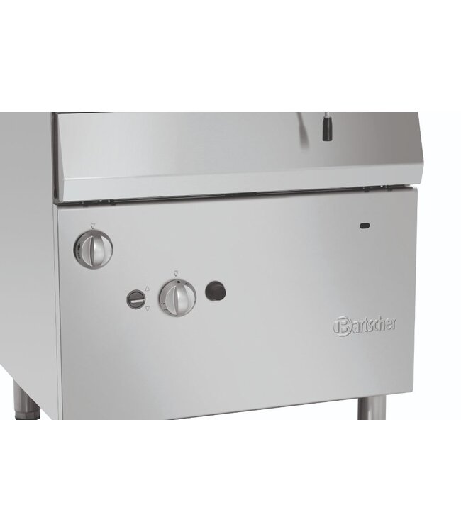 Gas bediend kantelbare braadpan Bartscher 700 classic - 80x76cm