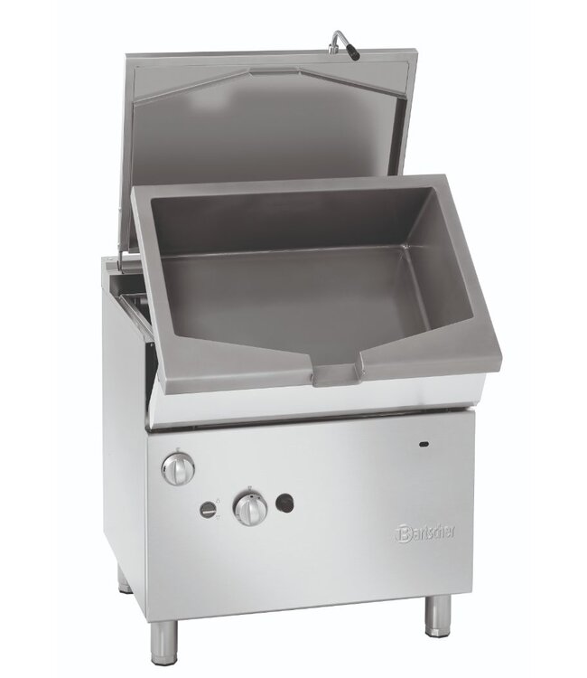 Gas bediend kantelbare braadpan Bartscher 700 classic - 80x76cm