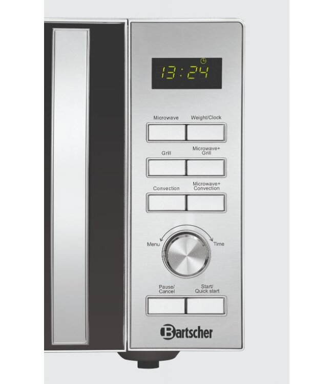 Magnetron met heteluchtstand en grill Bartscher - 900W - 25L