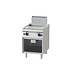 Bakplaat gegroefd | aardgas | 10kW | (H)85/97x(B)60x(D)75cm