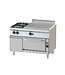 Nayati Gas doorkooktafel + 2 pits met gas oven | 27,5kW | (H)85x(B)120x(D)75cm