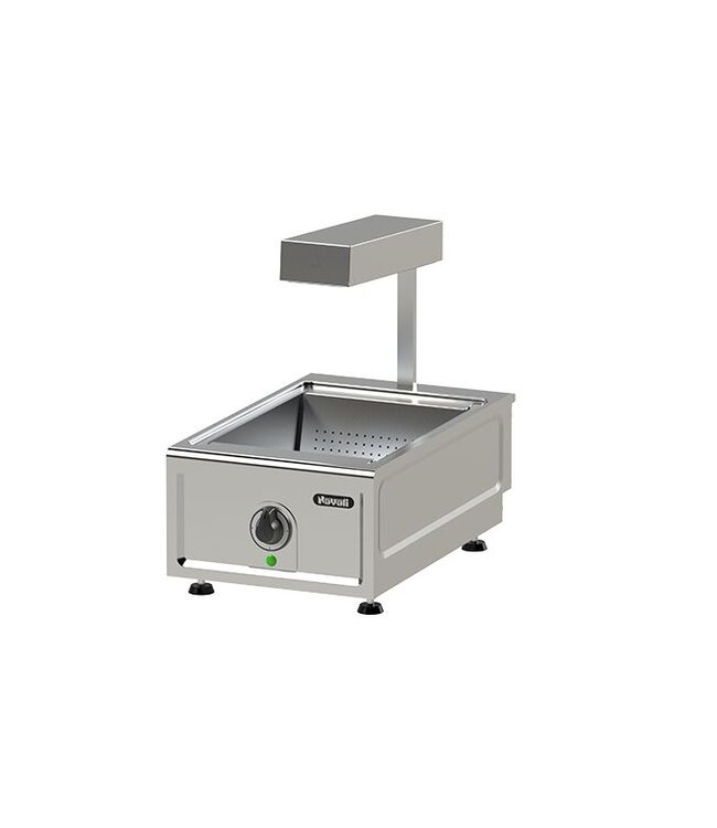 Nayati Frites warmhoudunit tafelmodel | 230V | 1kW | (H)26/59x(B)38x(D)60cm