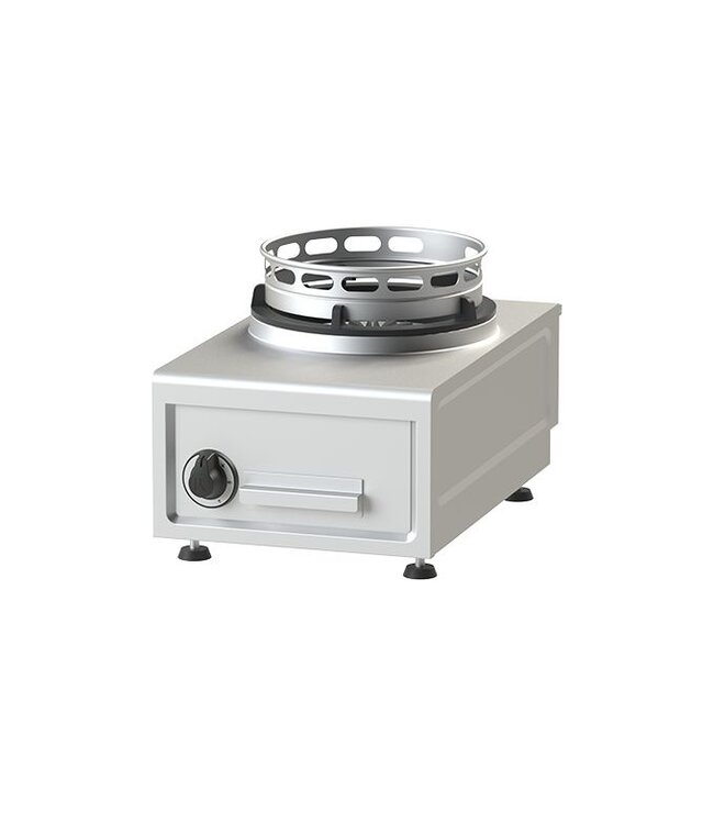 Wokbrander tafelmodel | Aardgas | 13kW | (H)26/32x(B)38x(D)60cm