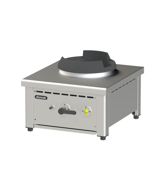 Power wokbrander | aardgas | 1 brander | 28kW | (H)46,7x(B)60x(D)65cm