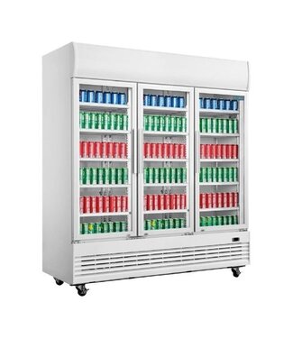 Polar Display koelkast | Driedeurs | 1300L | (H)203,6x(B)156x(D)73cm